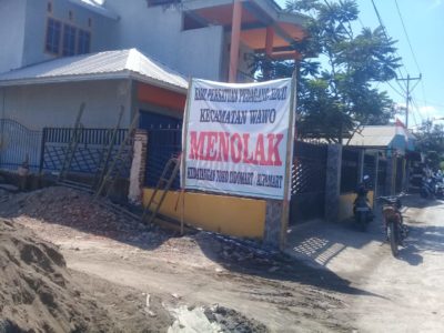 Warga Wawo Tolak Alfamart, Lokasi Pembangunannya Disegel - Kabar Harian Bima