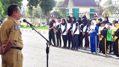 Sekda Lepas Wakil Kota Bima Lomba Marching Band Tingkat Provinsi NTB - Kabar Harian Bima