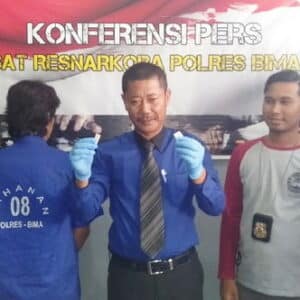 Polres Bima Tangkap Residivis Bandar Narkoba