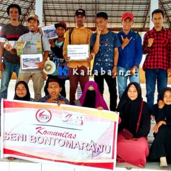 Peduli Bencana Sulawesi Selatan, Komunitas Seni Bontomaranu Galang Dana