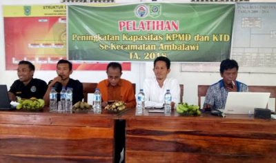 Komunitas Desa Membangun Ambalawi Latih KPMD dan KTD - Kabar Harian Bima