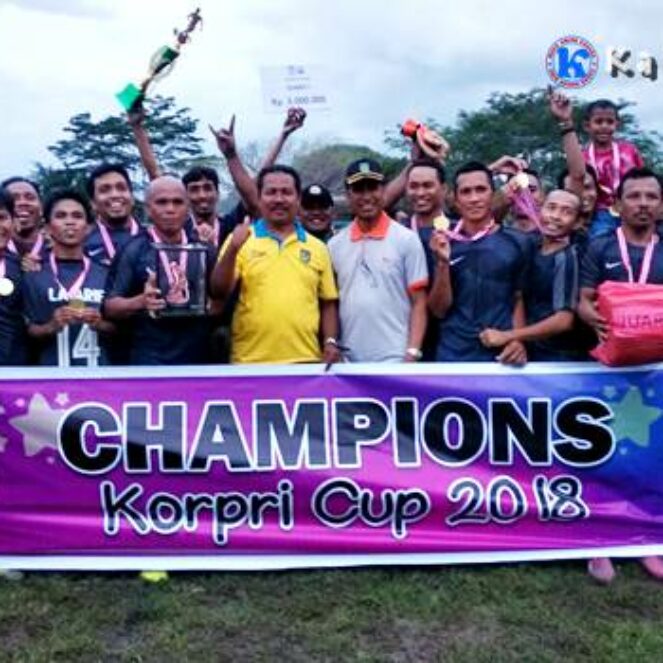 Laga Final Korpri Cup 2019, Dikes FC Pertahankan Gelar Juara