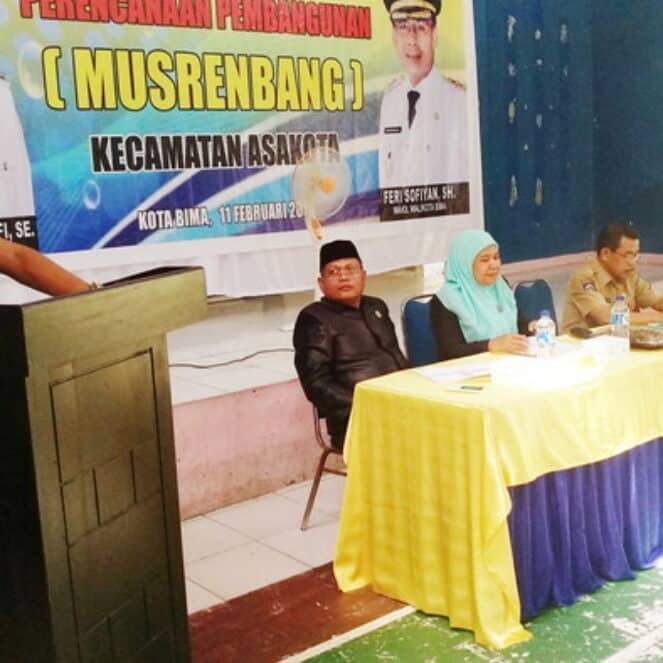Musrenbang, Is Fahmin Paparkan Usulan Pembangunan Kecamatan Asakota