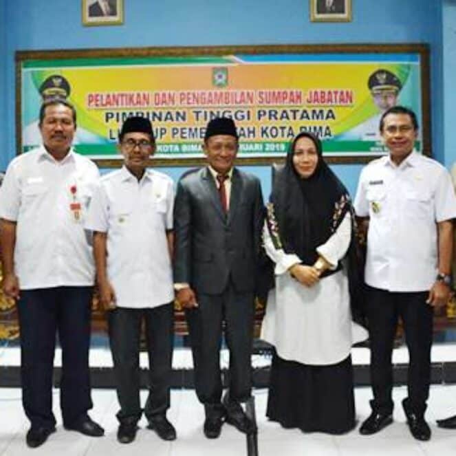 Walikota Bima Lantik H Ahmad Sebagai Kepala DPPPA