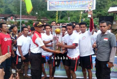 MBJ FC Sabet Juara di Laga Final Gindi Cup 2019 - Kabar Harian Bima