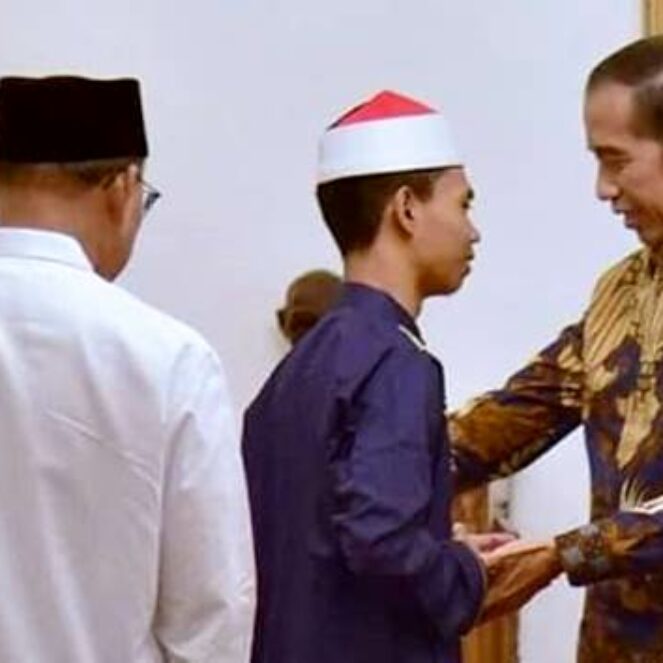 Presiden Jokowi Bertemu Juara MTQ Internasional Asal Bima
