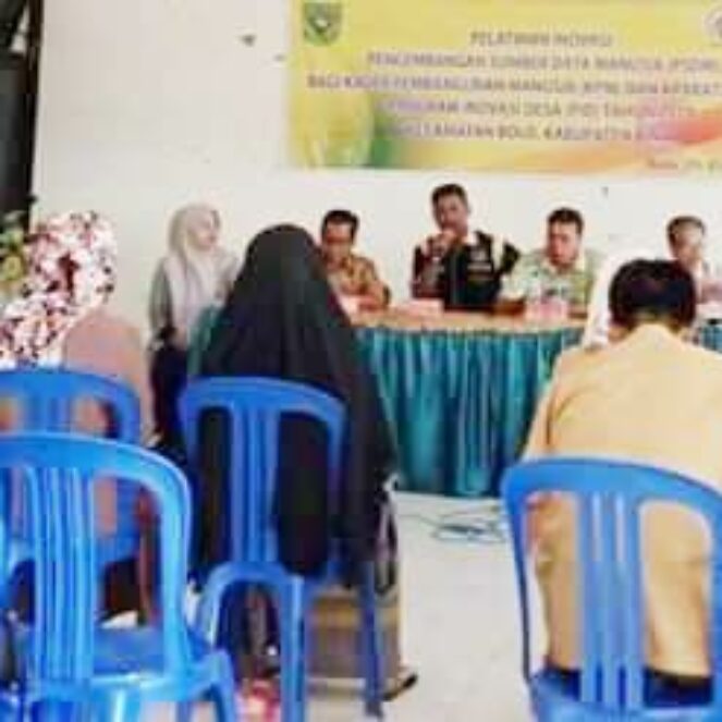 TPID Bolo Gelar Pelatihan Inovasi PSDM