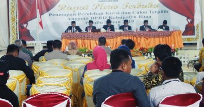 KPU Kabupaten Bima Pleno Penetapan Perolehan Kursi dan Calon Terpilih DPRD - Kabar Harian Bima