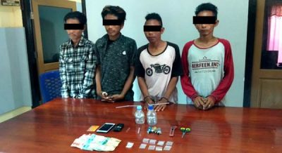 Terlibat Narkoba, 4 Pemuda Ini Digrebek - Kabar Harian Bima