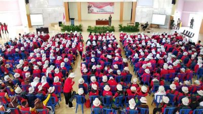 BNNK Bima Bersama Kemendikbud Sosialisasi P4GN untuk Siswa SMP - Kabar Harian Bima