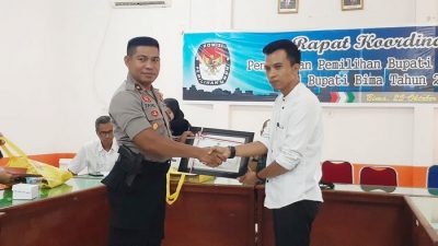 Bantu Sukseskan Pemilu 2019, KPU Kabupaten Bima Beri Penghargaan untuk 7 Istansi - Kabar Harian Bima