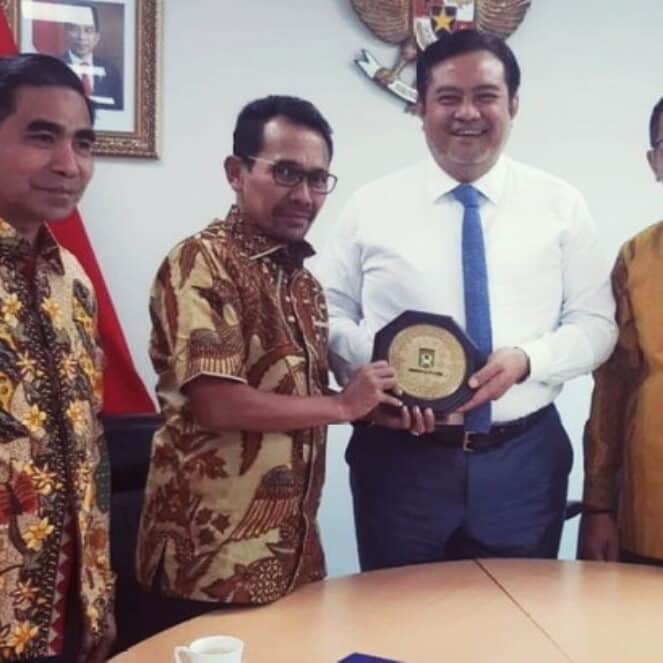 Walikota Bima Berkunjung ke Kedubes Indonesia untuk Korea