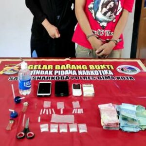 Simpan Narkoba 5 Gram di Saku Celana, Pria dan Wanita Ini Dibekuk