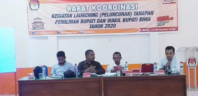 KPU Kabupaten Bima Rakor Bahas Persiapan Launching Pilkada - Kabar Harian Bima
