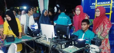 Dukcapil Perekaman E-KTP di Peluncuran Tahapan Pilkada Kabupaten Bima - Kabar Harian Bima