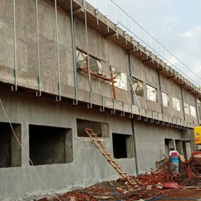 Pembangunan Puskesmas Sanggar Hampir Rampung