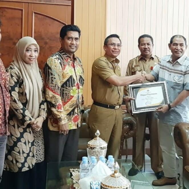 KPU Kota Bima Silaturrahmi dengan Wakil Walikota, Bahas Soal Hibah Tanah