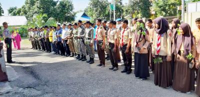 Polsek Belo Tanam Pohon Bersama Unsur Muspika - Kabar Harian Bima