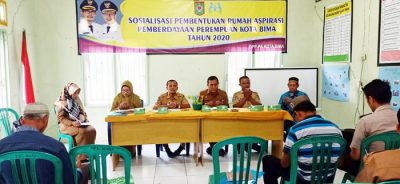 DPPPA Sosialisasi Pembentukan Rumah Aspirasi Pemberdayaan Perempuan di Kelurahan Kodo - Kabar Harian Bima