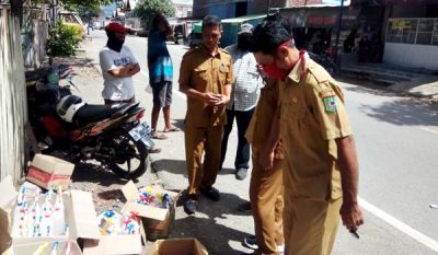 Kunjungi Wilayah Binaan, DPPPA Bagi Hand Sanitizer di Kelurahan Tanjung - Kabar Harian Bima