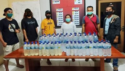 Sat Narkoba Amankan Ratusan Botol Miras di Kota Bima - Kabar Harian Bima