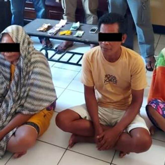 Judi Domino, 3 Orang Ibu-Ibu dan Seorang Pria Diamankan