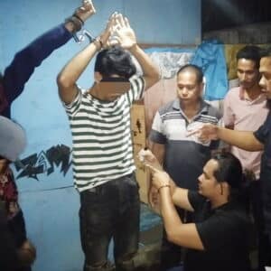 Pesta Sabu-Sabu, 4 Orang Sopir Ditangkap Tim Puma Sat Reskrim