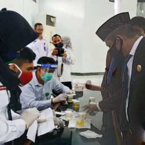 BNN Tes Urine Mendadak 45 Wakil Rakyat di Bima