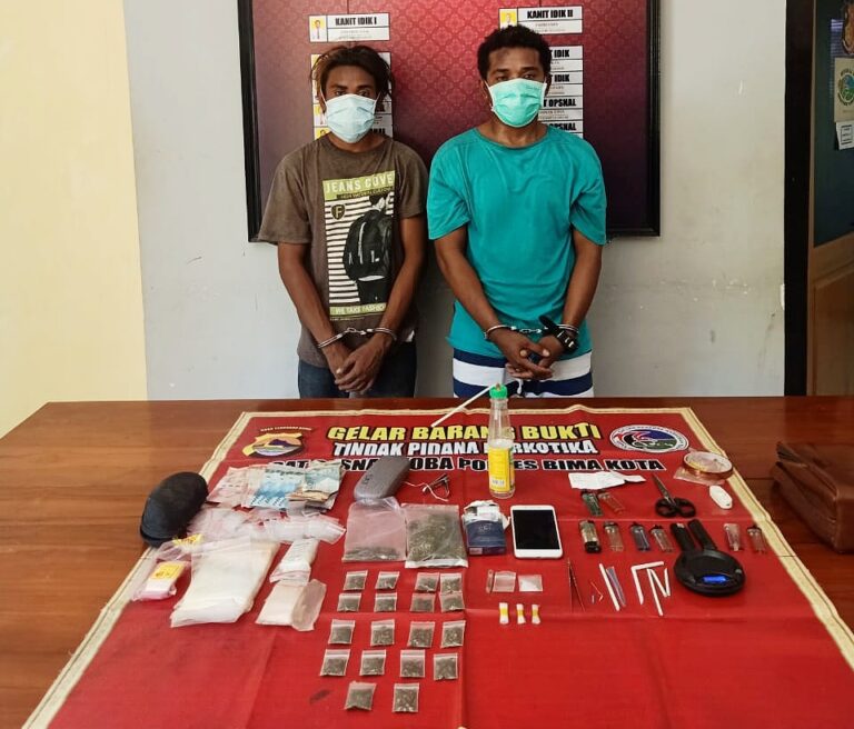 Sedang Asik Timbang Narkoba, 2 Pemuda Asal Melayu Dibekuk - Kabar Harian Bima