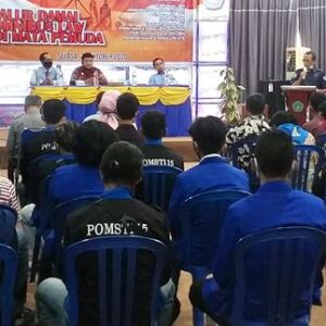 Aliansi Mahasiswa STIE Gelar Dialog Terbuka Jalur Damai Omnibus Law di Mata Pemuda