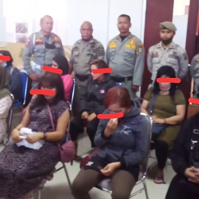 Pol PP Kota Bima Amankan 8 Wanita Diduga PSK dan Pasangan Bukan Muhrim
