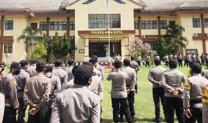 Kapolres Pimpin Apel Cek Personil Persiapan Pilkada Kabupaten Bima - Kabar Harian Bima