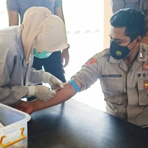 500 Anggota Polres Bima Kota Dirapid Test