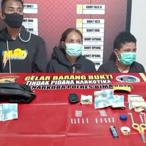 Ungkap Peredaran Narkoba di Tanjung dan Paruga, 2 Wanita dan Seorang Pria Diamankan