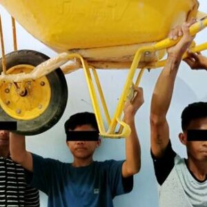 Curi Kereta Dorong, 3 Pemuda Kolo Diamankan Babinsa dan BKTM