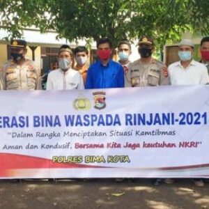 Operasi Bina Waspada Rinjani, Polres Bima Kota Datangi Pesantren Darul Hikmah