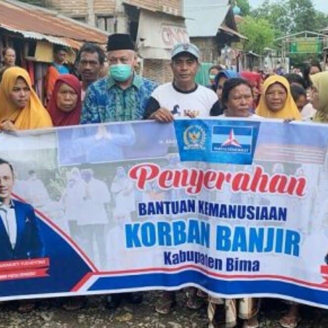 Anggota DPR RI Nanang Samodra Hadir Beri Bantuan untuk Korban Banjir di Bima