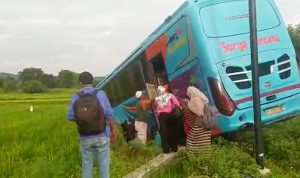 Bus Surya Kencana Mataram Bima Kecelakaan di Sumbawa - Kabar Harian Bima