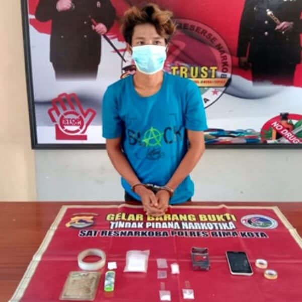 Target Operasi, RM Ditangkap Tim Opsnal Sat Narkoba