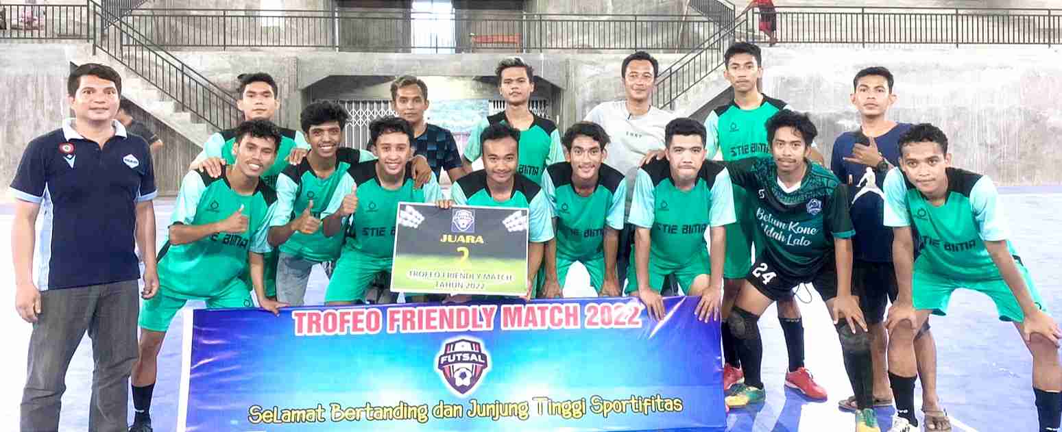 Terus Koleksi Prestasi, Tim Futsal STIE Bima Juara II TFM 2022 - Kabar Harian Bima