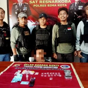 Dagang Sabu-Sabu di Rumah, Pemuda Ini Digelandang ke Kantor Polres