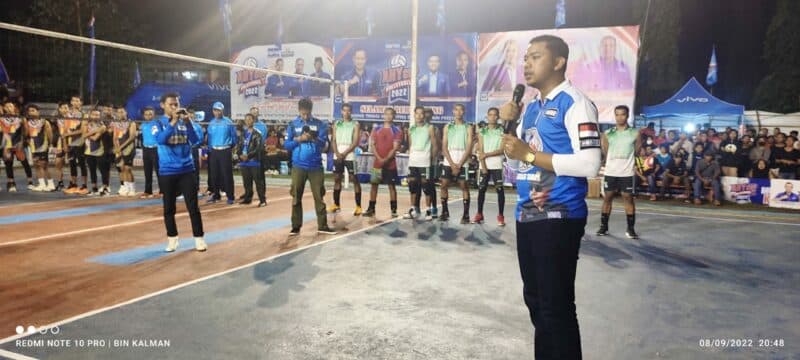 Malam Final Voli AHY Cup Dipadati Penonton - Kabar Harian Bima