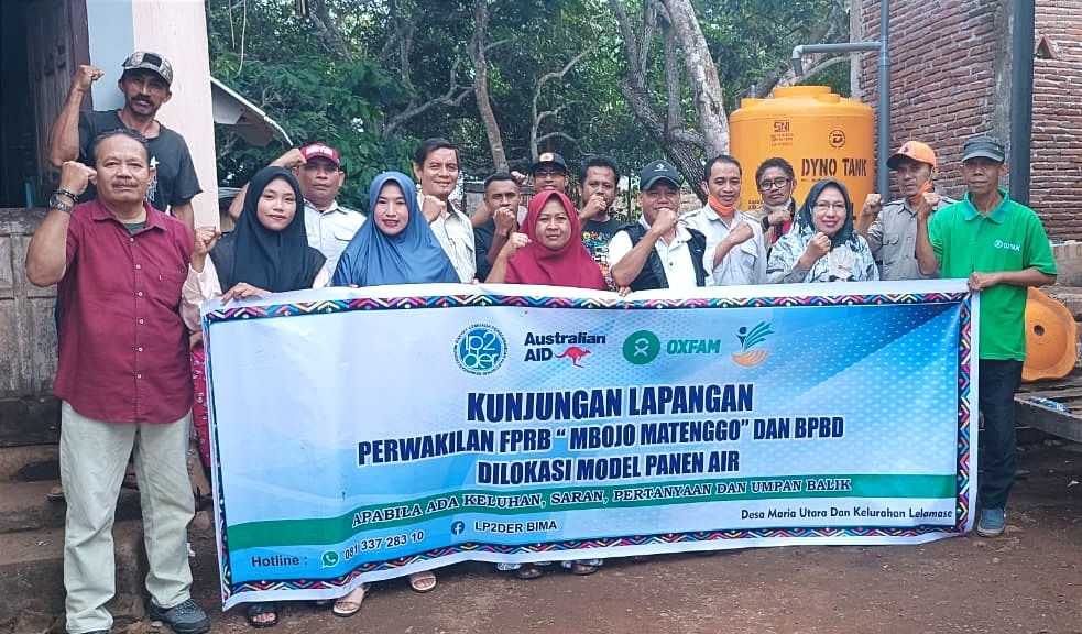 FPRB, BPBD dan LP2DER Kunjungi Wilayah Program Panen Air Hujan - Kabar Harian Bima