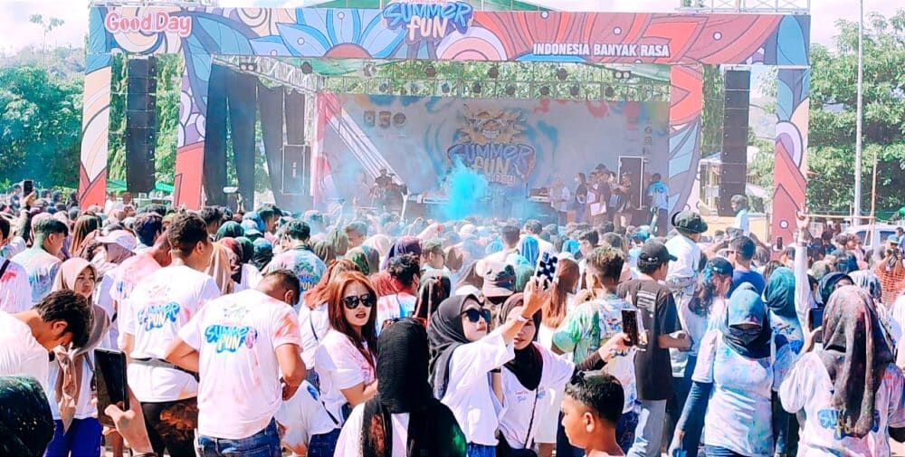 Color Run Good Day Summer Fun di Kota Bima Meriah dan Digemari Kalangan Muda - Kabar Harian Bima