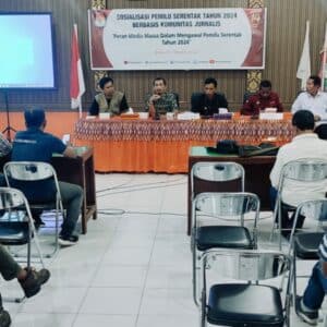 KPU Kabupaten Bima Sosialisasi Pemilu Serentak 2024 Berbasis Komunitas Jurnalis - Kabar Harian Bima