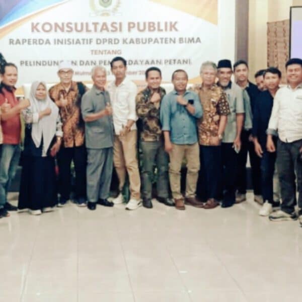 DPRD Kabupaten Bima Gelar Konsultasi Publik Raperda Pelindungan dan Pemberdayaan Petani