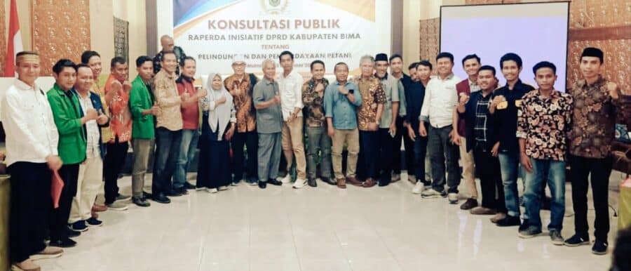 DPRD Kabupaten Bima Gelar Konsultasi Publik Raperda Pelindungan dan Pemberdayaan Petani - Kabar Harian Bima