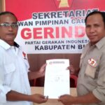 Berikhitiar Jadi Wakil Rakyat, Pimred Jerat Suharlin Daftar Caleg di Partai Gerindra - Kabar Harian Bima
