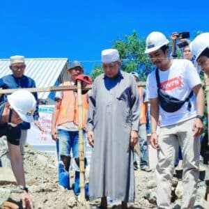 Dar Ar Rayyan Regency Mulai Dibangun, Wawali Bima Letakan Batu Pertama