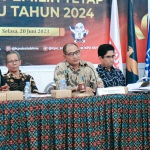 KPU Kota Bima Tetapkan DPT Pemilu 2024 Sebanyak 112.363 Pemilih - Kabar Harian Bima
